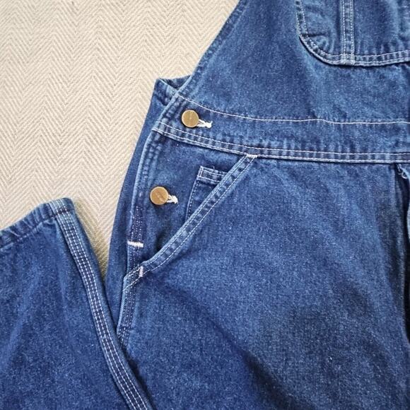 Carhartt Denim Dungarees Overalls Workwear Coveralls XL W 38 x L 32 Y2K Blue - Picture 7 of 14
